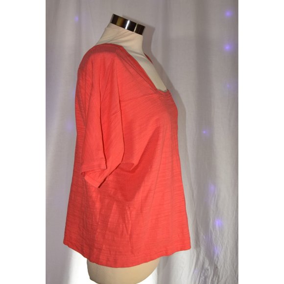 Anthropologie Coral Tshirt size M - Picture 2 of 10